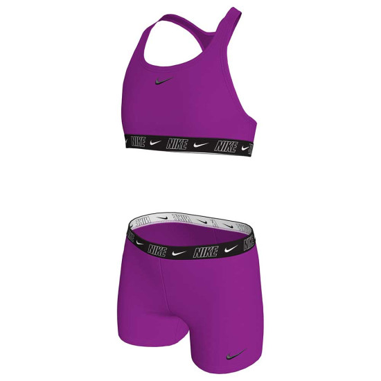 Nike Παιδικό μαγιό Racerback Bikini & Short Set Nike Παιδικό μαγιό Racerback Bikini & Short Set